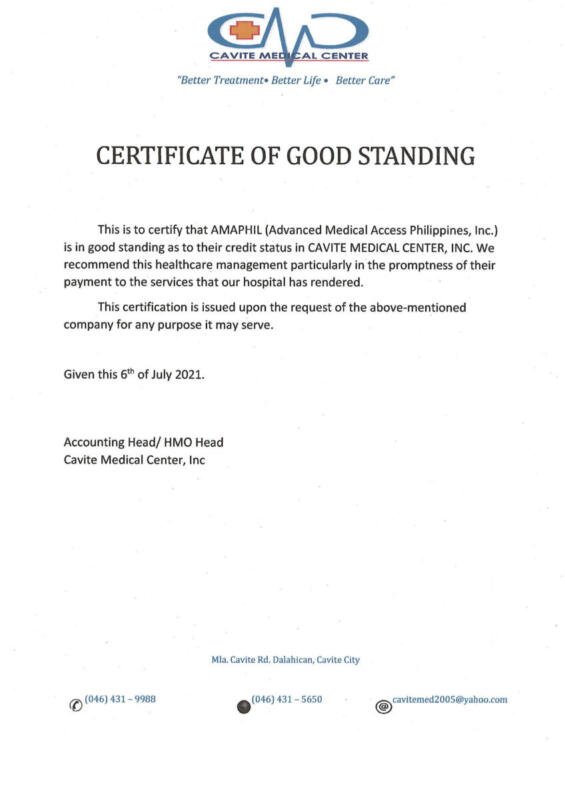 CAVITE MEDICAL CENTER