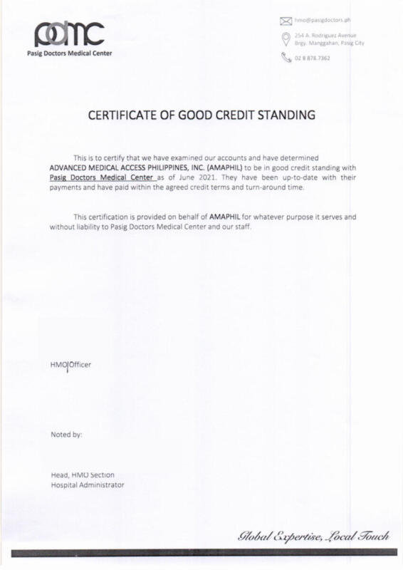 PASIG DOCTORS MEDICAL CENTER